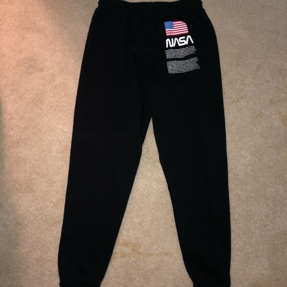black nasa sweatpants